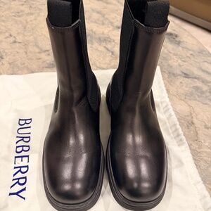BURBERRY Ankle Boots Women Size 35.5